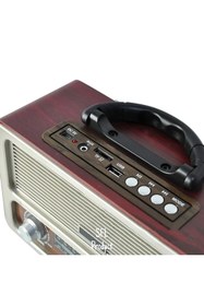 Resim SFL Product Taşınabilir Nostaljik Radyo Bluetooth/fm/usb/sd Retro Radyo M111bt SFLBT111 