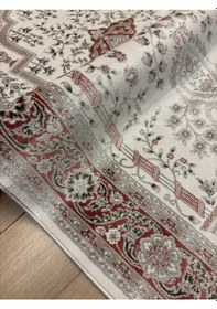 Resim Tuğra İpek Seccade Halı %100 Bambu Doğal İplik 80x125 Cm 