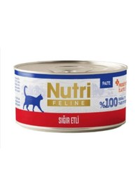 Resim Nutri Feline Sığır Etli Tahılsız Kedi Konserves 70 Gr 