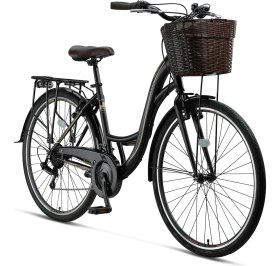 Resim Ümit Alanya 28 Inch 45 cm kadro 21 Vites Kadın Şehir Bisikleti 2810 ( 160 cm üstü) 