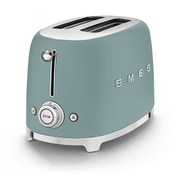 Resim Smeg 50'S Style TSF01EGMEU Special Edition Mat Zümrüt Yeşil Ekmek Kızartma Makinesi 