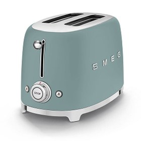 Resim Smeg 50'S Style TSF01EGMEU Special Edition Mat Zümrüt Yeşil Ekmek Kızartma Makinesi 