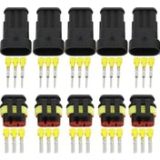 Resim Trendooze Üçlü Süper Su Soket Seal Pin Konnektör Geçirmez Elektronik Buhara Adet 5 3 Ph 