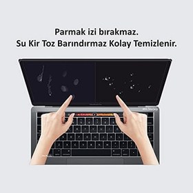 Resim McStorey MacBook Pro 14.2 inç M2 M3 M4 M5 Uyumlu Parlak Anti Scratch Ekran Koruyucu Retina Net Görüntü Cam Hissi Touch ID Şeffaf 