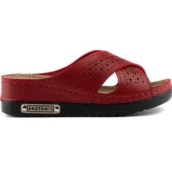 Resim Roy Jones Kadın Ortopedik Yumuşak Tabanlı Terletmeyen Çift Bantlı Hasır Tipi Delikli Rahat Anne Ev Içi Terliği 