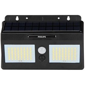 Resim Philips BWS010 10 W Solar Güneş Enerjili Duvar Aplik Beyaz Işık - Dış Mekan Sensörlü Aydınlatması 