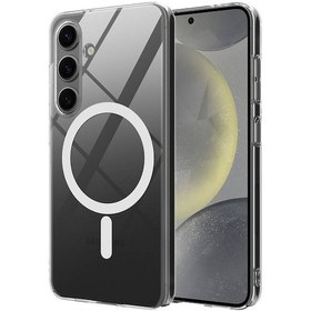 Resim Effox Galaxy Uyumlu S24 Kılıf Kamera Korumalı Magsafe Sert Pc Porto Kapak-renksiz Renksiz 