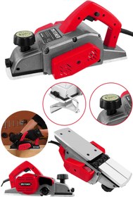 Resim STEİNER Alman 4200 Watt Sjs Bakır Sargılı Metal Şanzıman Motor Korumalı Çift Bıçaklı Planya Rende Makinesi 