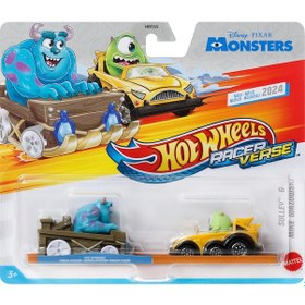 Resim Hot Wheels Racerverse İkili Arabalar Sulley & Mıke Wazowskı Hrt93 Çok Renkli 