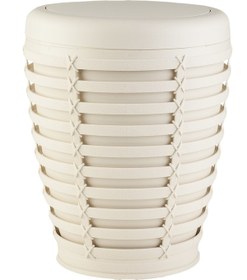 Resim Prima Nova Palm Döner Kapaklı Banyo Mutfak Ofis Çöp Kovası Bej 7,5 Lt 