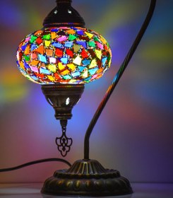 Resim Damas Mozaik Alev Serpme Modeli Otantik Deveboynu Mozaik Lamba No 3 