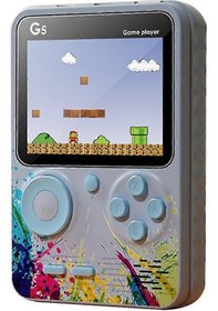 Resim NOMTEKNO 500 oyun yüklü G5 Mini Retro Video oyun konsolu 3.0 inç çocuklar için en iyi hediye +1 konsollu 