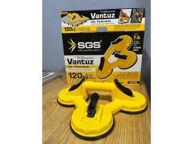 Resim Sgs Profesyonel Üçlü Vantuz - 120 kg Taşıma Kapasiteli (Ø118 Mm) 