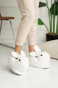 Resim Mrt Shoes Peluş Unisex Tavşanlı Panduf Ev Ayakkabısı 