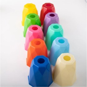 Resim Doğal Ahşap Fener Seti, 10 Adet, Şık ve Dayanıklı Aydınlatma Malzemesi 