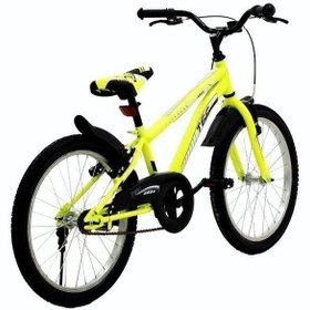 Resim Belderia Tec Ares 20" Jant Vitessiz V-fren Neon Sarı Çocuk Bisikleti 