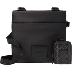 Resim Calvin Klein Siyah Erkek Postacı Çantası PUFFER UTILITY FLATPACK 
