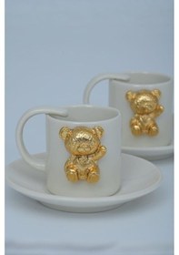 Resim Gold Ayıcıklı Kahve Fincanı 