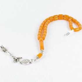 Resim Faris Usta İşçilikli Elişi Kapsül Kesim Sıkma Kehribar Tesbih N11.5214 