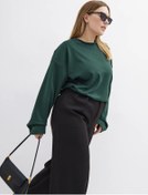 Resim Edelveystex Büyük Beden, Uzun Kollu, Oversize Uzun Kollu Kazak 262135903 Zümrüt 