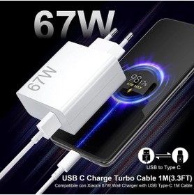 Resim Beruflic Xiaomi Redmi Note 11 SE Uyumlu 67W Turbo Typec Şarj Aleti Cihazı Kablo Full Set BRF-5556210 