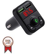 Resim G9 PD Şarj Özellikli Dijital Göstergeli Bluetooth FM Siyah Transmitter Torima