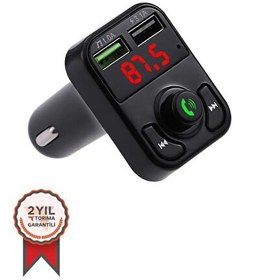 Resim G9 PD Şarj Özellikli Dijital Göstergeli Bluetooth FM Siyah Transmitter 