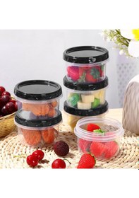 Resim Microcase AL4688 3'lü Yuvarlak Kapaklı Erzak Bakliyat Saklama Kabı 