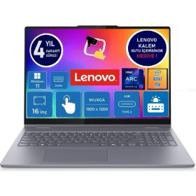 Resim Lenovo ıdeapad 5 2 In 1 16IAL10 Intel® Core Ultra 7 255H 16GB 256GB SSD 16" Touch 83KS002ATR W11P Dokunmatik Bilgisayar Snertech 