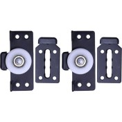 Resim Pdrplnt Donanım Aksesuarları 4 Adet Sürgülü Kapı Gardırop Kasnakları Ahşap Kapı Sürgülü Kapı Küçük Asma Tekerlekler Sessiz Tekerlekler (Yurt Dışından) 