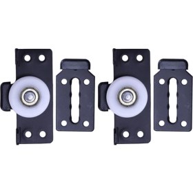 Resim Pdrplnt Donanım Aksesuarları 4 Adet Sürgülü Kapı Gardırop Kasnakları Ahşap Kapı Sürgülü Kapı Küçük Asma Tekerlekler Sessiz Tekerlekler (Yurt Dışından) 