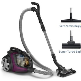 Resim Philips Premium Marathon Ultimate 9155 Serie Toz Torbasız Elektrikli Süpürge, 899 W, PowerCyclone 10, Süper 