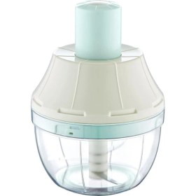 Resim Storemax 3 Bıçaklı Basmalı El Rondosu: Küçülebilir Tasarım, Paslanmaz Çelik Bıçaklar, Mutfak Için Pratik Yardımcı 