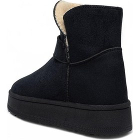 Resim Öztürk Gliese Kadın İçi Kürklü Kar Botu Glıese-kb Siyah 