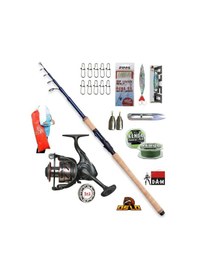 Resim Steelhead Iconic 270cm 7-28gr Oslo 4000 Turna Tele Spin Olta Takımı Seti 