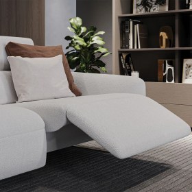 Resim Enza Home Jerez 3'lü Dokuma Koltuk - Beyaz 