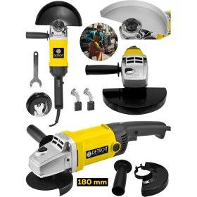 Resim Detroit Usa Powertools Büyük Boy 180MM Taşlama Makinesi Metal Kesme Spiral Jet Taşı 180MM Taş-Mavi 