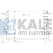 Resim KALE 354000 Su Radyatoru (Vw Transporter 03-10) Axd-Axe (WF477814) 