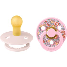 Resim Bibs X Liberty Colour İkili Emzik Oscar Meadow-Petal - 6+ Ay 