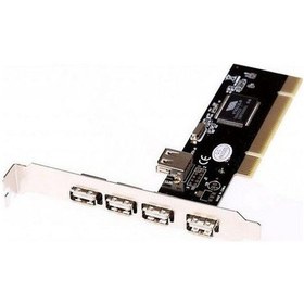 Resim PCI X8 Soket USB Kart 4 Port Harici 1 Port Dahili USB Çoklayıcı 