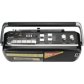 Resim Knstar M-50BT Bluetooth Radyo Kaset Çalar USB SD FM Özellikli Şık Tasarım Siyah 
