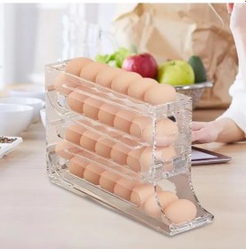 Resim Sunshine011 4 Katlı Hareketli Buzdolabı Yumurtalık - Otomatik Açılır, 21 Yumurta Kapasiteli, Beyaz 