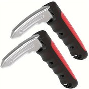 Resim Fochsia Kırmızı 2 Adet Yaşlılar Ve Engelliler İçin 3ü1 Arada Otomobil Kapı Tutamağı Destek Kolu 