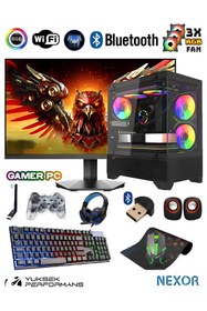 Resim Gaming Game Cachex Rx80m Ryzen 5 3600 32gb Ram 1 Tb Ssd Rx 580 24" Oyuncu Masaüstü Bilgisayarı 