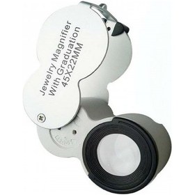 Resim 45X22 Ledli Para Algılama ve Mezuniyet Takı Değerleme Büyüteç 
