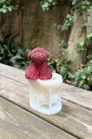 Resim Rufus Concept Rose Dog Tekli Silikon Mum Kalıbı 