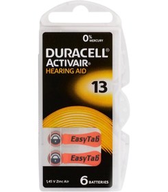 Resim Duracell Activair PR48 13 Numara İşitme Cihazı Pili 6'lı 
