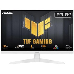 Resim ASUS Tuf Gaming Vg249q3a-w 23.8" 1ms 180hz Freesync Ips Full Hd Beyaz Gaming (OYUNCU) Monitör 
