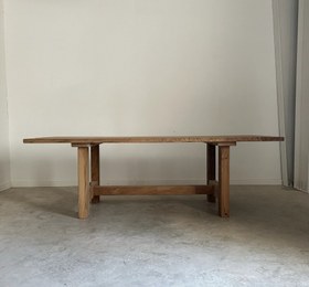 Resim Silva Masif Akçaağaç Yemek Ve Toplantı Masası - 100*245 