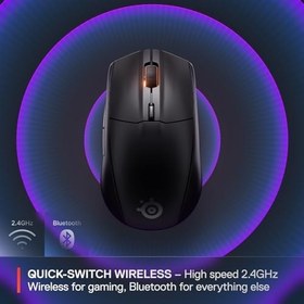 Resim SteelSeries Rival 3 Wireless Gen 2 Oyuncu Faresi – Siyah 